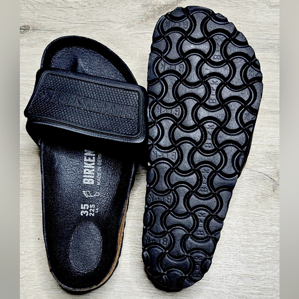 Birkenstock team black strap sandal